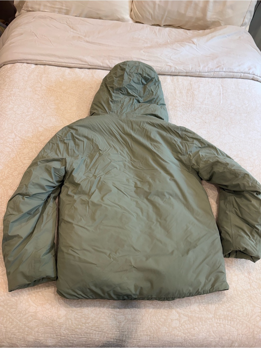 Aritzia Super Puff₂O Waterproof Jacket Sage Green - Picture 5 of 5